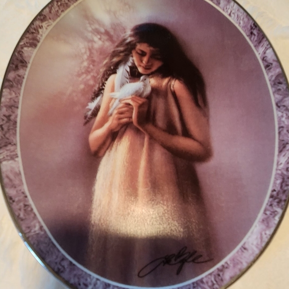 Oval"THE SIGN" Bradford Exchange 1996 plate - Picture 1 of 2